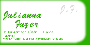 julianna fuzer business card